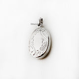 Flower Silver Locket Pendant