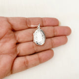 Flower Silver Locket Pendant