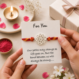 For You Silver Rakhi