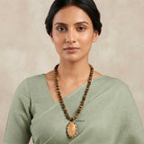 Fossil Coral & Tiger's Eye Necklace