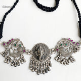 Ganesha Silver Choker Necklace