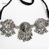 Ganesha Silver Choker Necklace