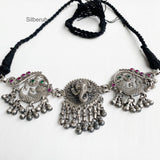 Ganesha Silver Choker Necklace