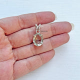 natural green amethyst sterling silver jewellery