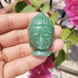Green Aventurine Buddha Head