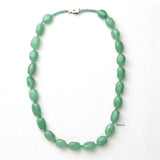 Green Aventurine Silver Necklace