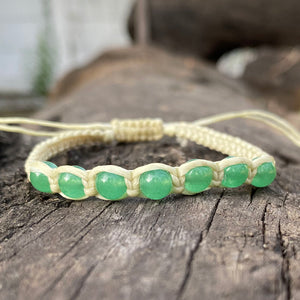 Green Aventurine Threaded Bracelet