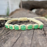 Green Aventurine Threaded Bracelet