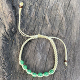 Green Aventurine Threaded Bracelet