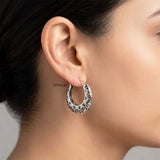 Handmade Silver Hoop