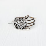 Hamsa Evil Eye Silver Ring