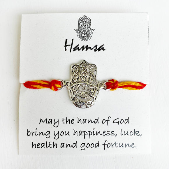 Hamsa Silver Rakhi