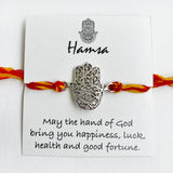 Hamsa Silver Rakhi