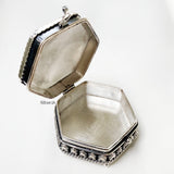 Hexagonal Kumkum Sindoor Silver Box