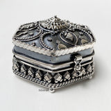 Hexagonal Kumkum Sindoor Silver Box