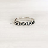 Infinity Band Silver Ring