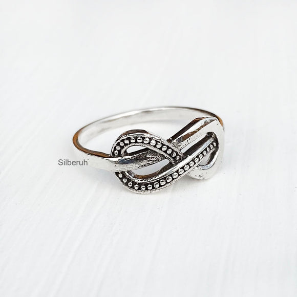 Buy Infinity Ring. Cz Infinity Silver Ring. Cz Stackable Infinity Gold Ring.  Rose Gold Infinity Ring. Infinity Design Silver Cz Ring. Online in India -  Etsy