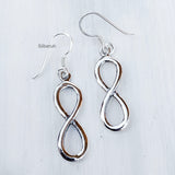 Infinity Knot Silver Earring
