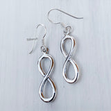 Infinity Knot Silver Earring