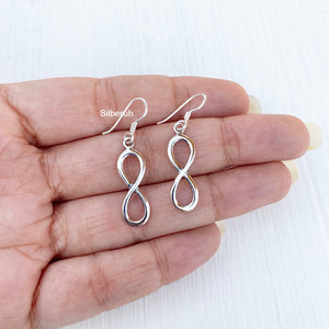Infinity Knot Silver Earring