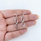 Infinity Knot Silver Earring
