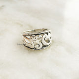 Jali Silver Ring