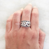 Jali Silver Ring