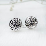 Jali Silver Stud Earring