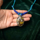 Jasper Silver Threaded Necklace