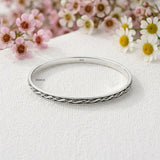925 sterling silver spinner bangle