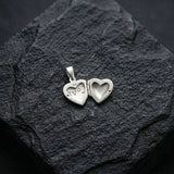 Romantic 925 silver heart pendant gift jewellery