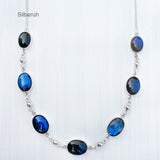 Labradorite Silver Necklace