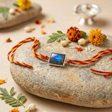 Labradorite Raksha Bandhan Rakhi by Silberuh