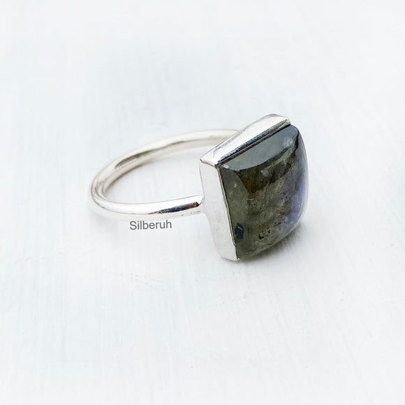 Labradorite Silver Ring