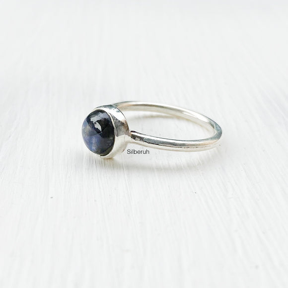 Labradorite Stacking Silver Ring