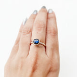 Labradorite Stacking Silver Ring