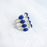 Lapis Lazuli Deep Ocean Silver Ring