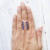 Lapis Lazuli Deep Ocean Silver Ring