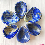 Natural lapis lazuli diya for altar or decor