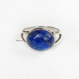 Lapis Lazuli Oval Silver Ring