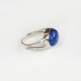 Lapis Lazuli Oval Silver Ring