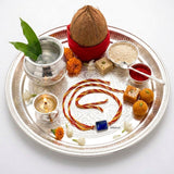 Lapis Lazuli SIlver Rakhi – Gift the Blessing of Wisdom