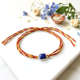 Lapis Lazuli SIlver Rakhi – Gift the Blessing of Wisdom