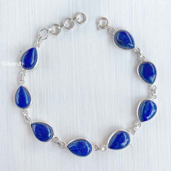 Libra Bracelet Lapis Lazuli - Zodiac Bracelet | The Stitch Alliance