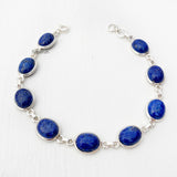 Lapis Lazuli Silver Bracelet