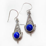 Lapis Lazuli Silver Drop Earring