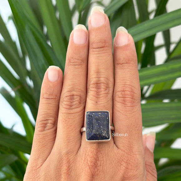 Lapis Lazuli Silver Ring