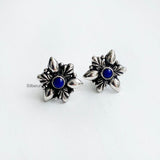 Lapis Lazuli Silver Stud