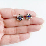 Lapis Lazuli Silver Stud