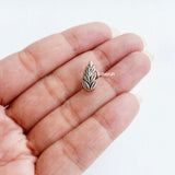 Leaf Silver Nose Pin